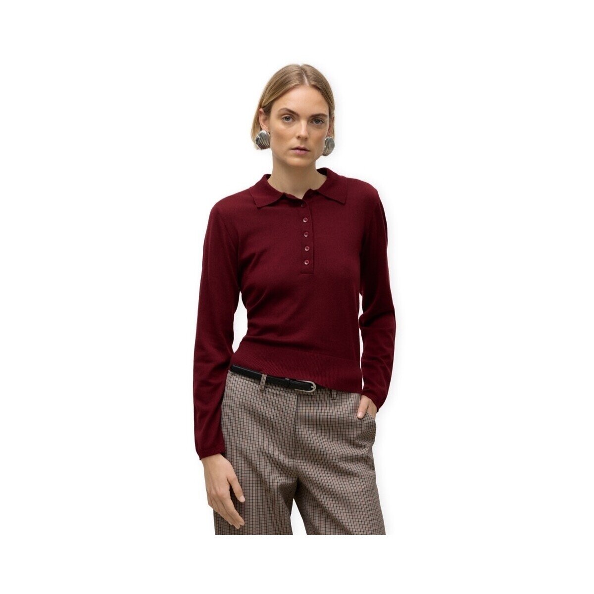 Aware Îmbracaminte Noos Polo Sikita - Zinfandel