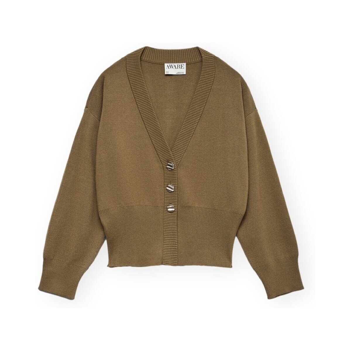 Aware Îmbracaminte Thilde Cardigan - Teak