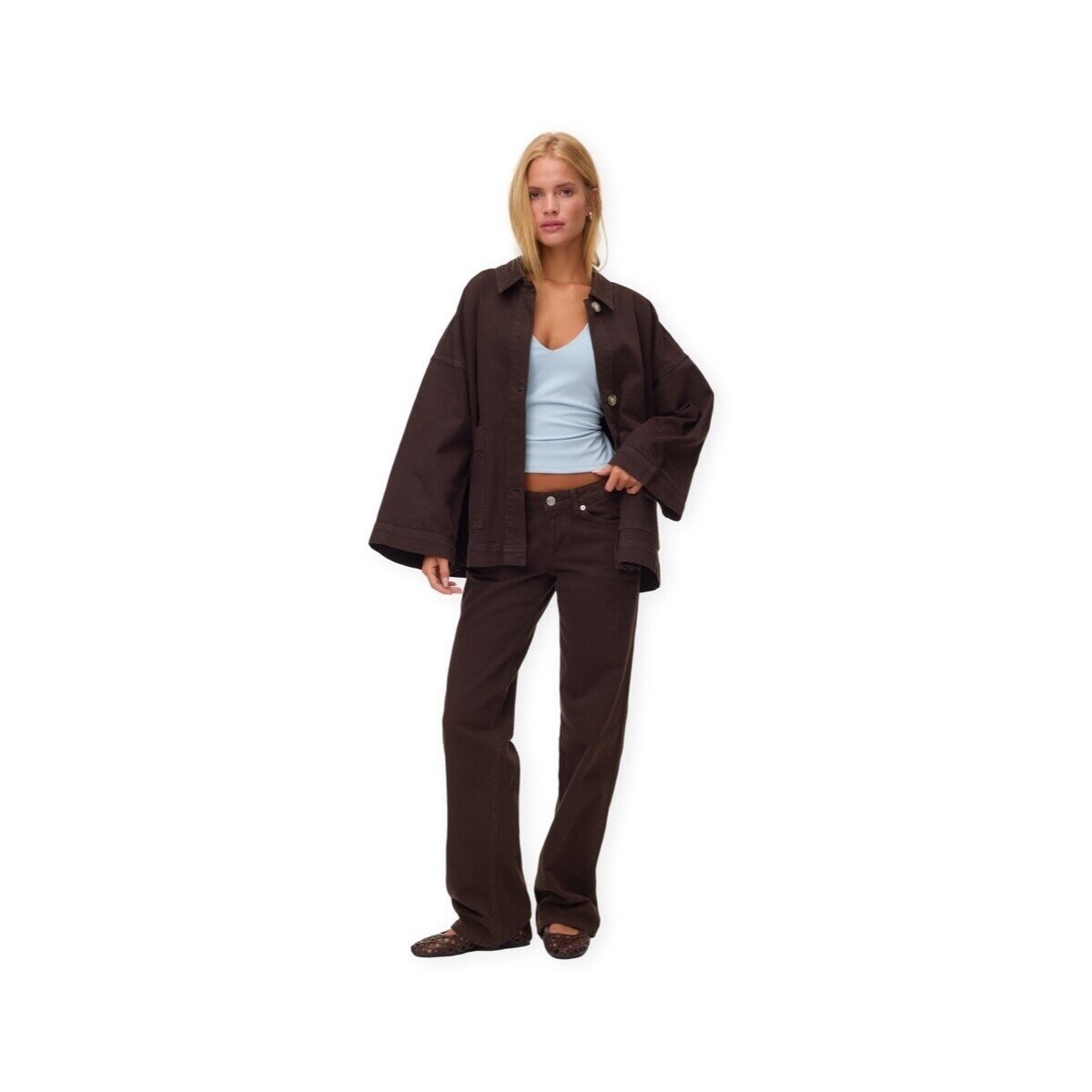 Aware Îmbracaminte Verena Oversized Jacket - Chocolate Torte
