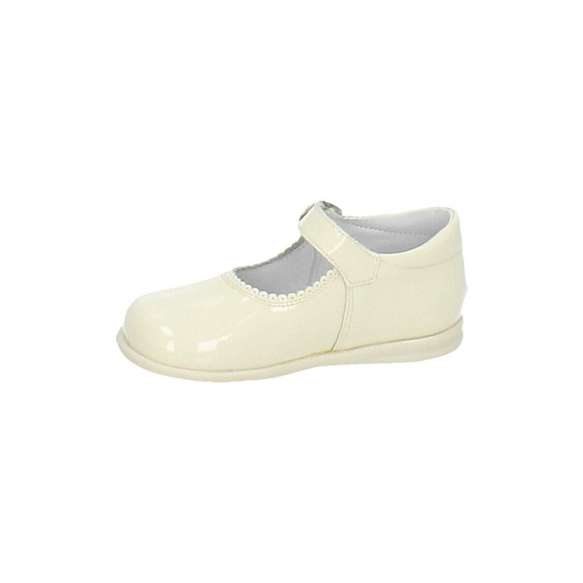 Bambineli Pantofi 457 Merceditas charol con hebilla Beige