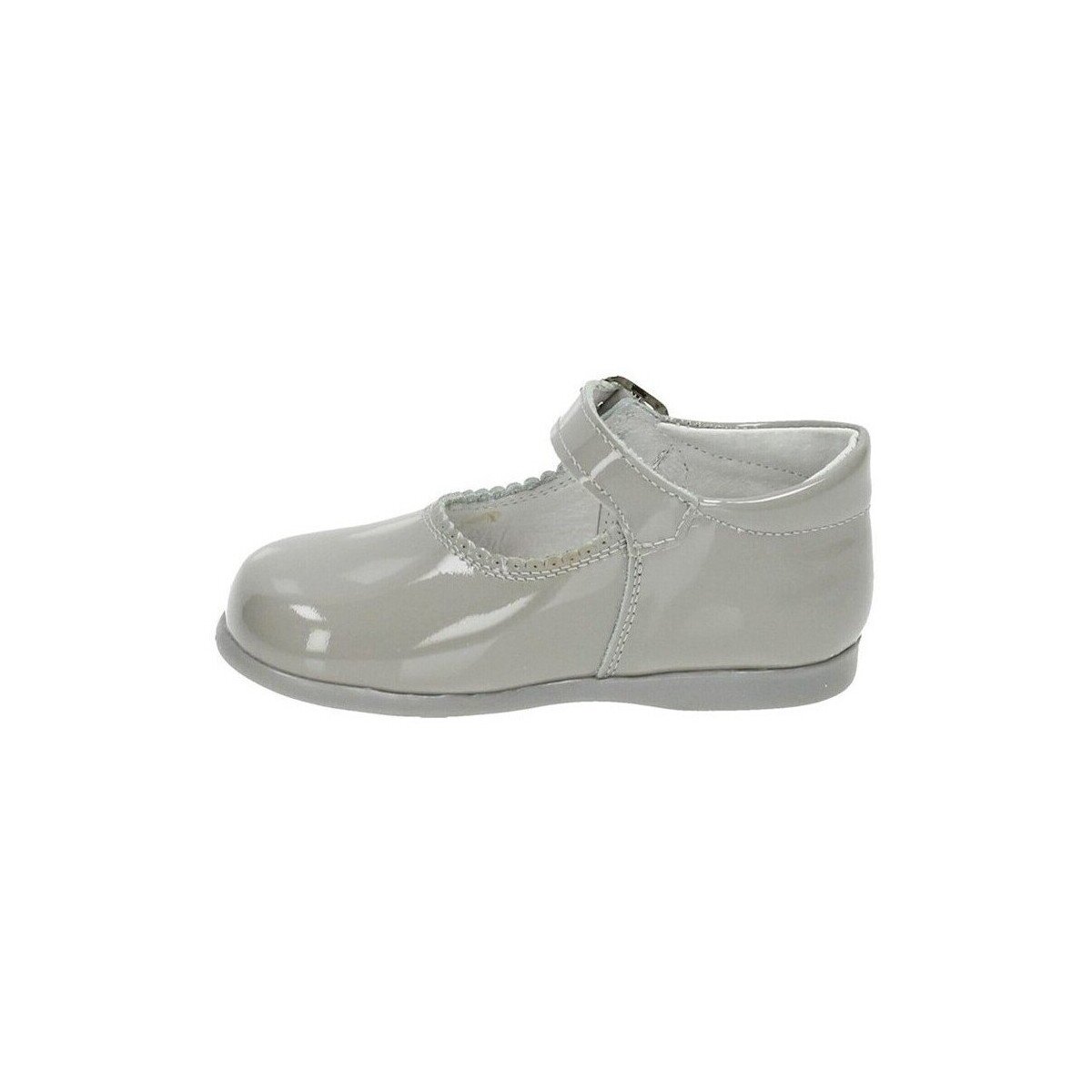 Bambineli Pantofi 457 Merceditas charol con hebilla Gris