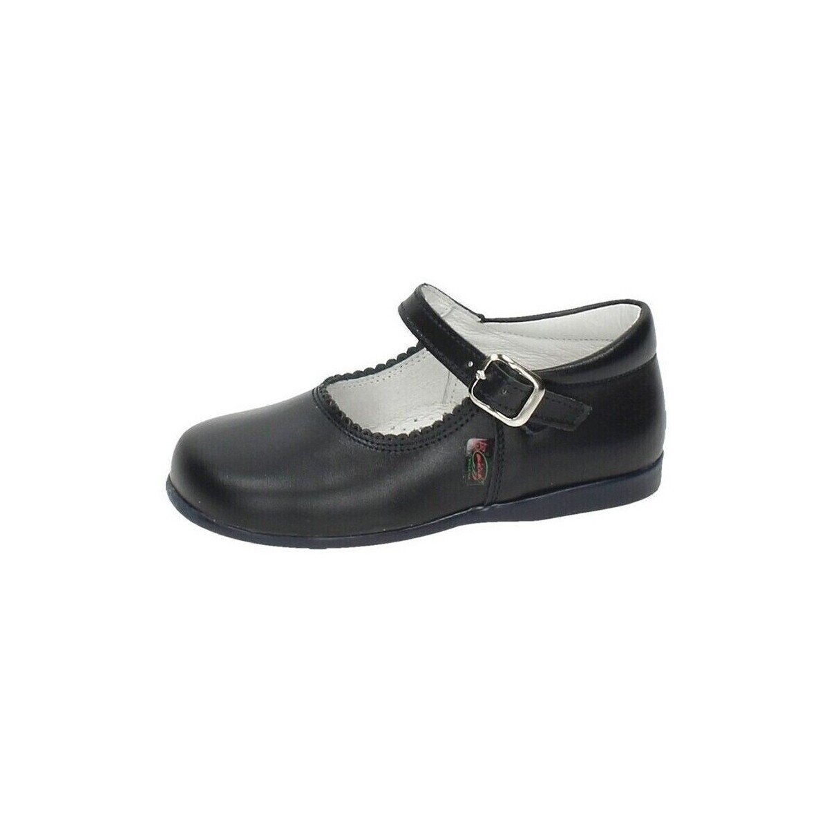 Bambineli Pantofi 457 Merceditas piel con hebilla Marino