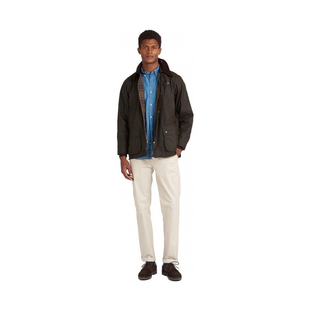 Barbour Îmbracaminte Classic Bedale Wax Jacket - Olive