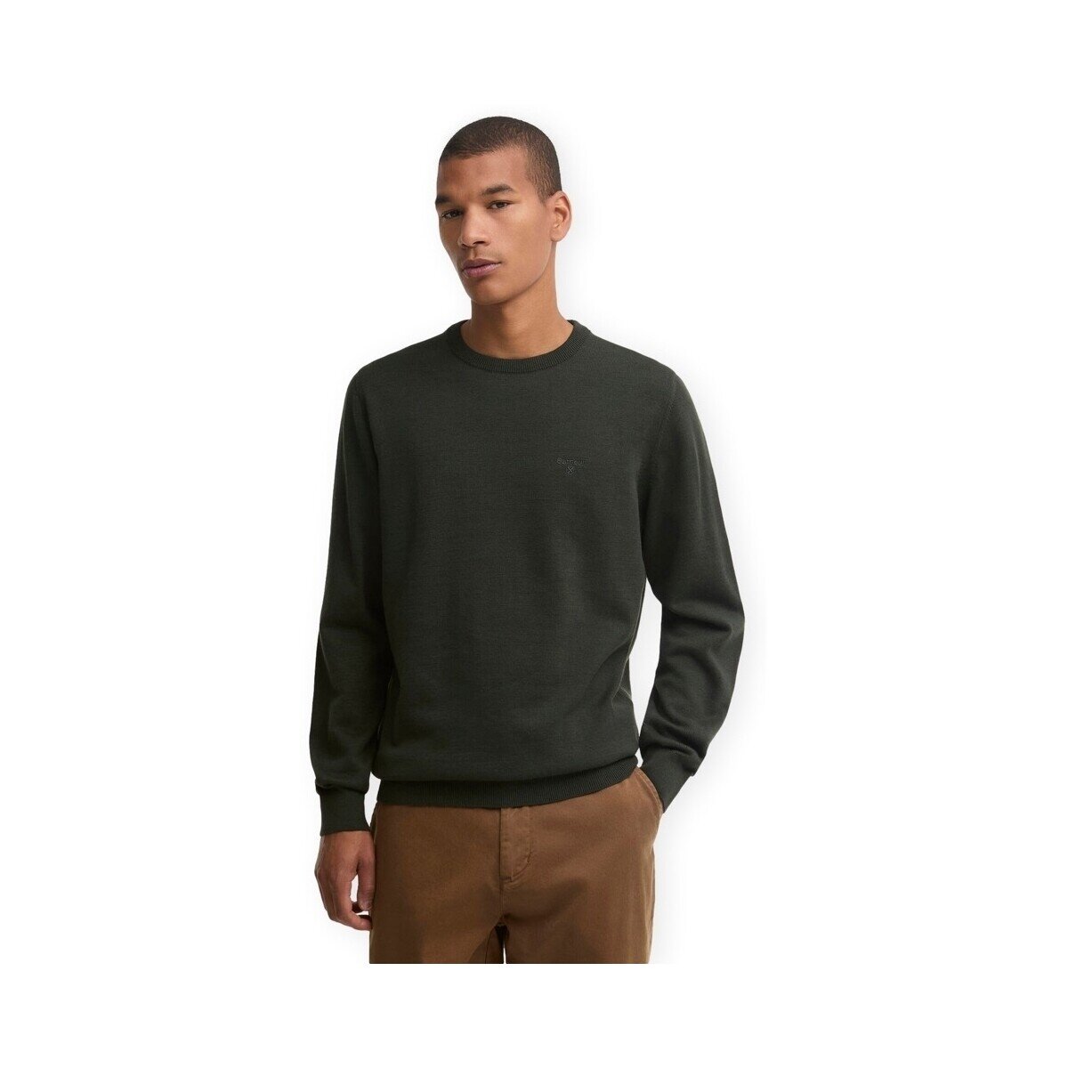 Barbour Îmbracaminte Pima Cotton Crew Neck Jumper - Sage