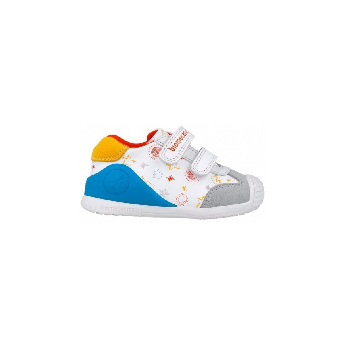 Biomecanics Pantofi Baby Sneakers 252115-C - Blanco/Yema