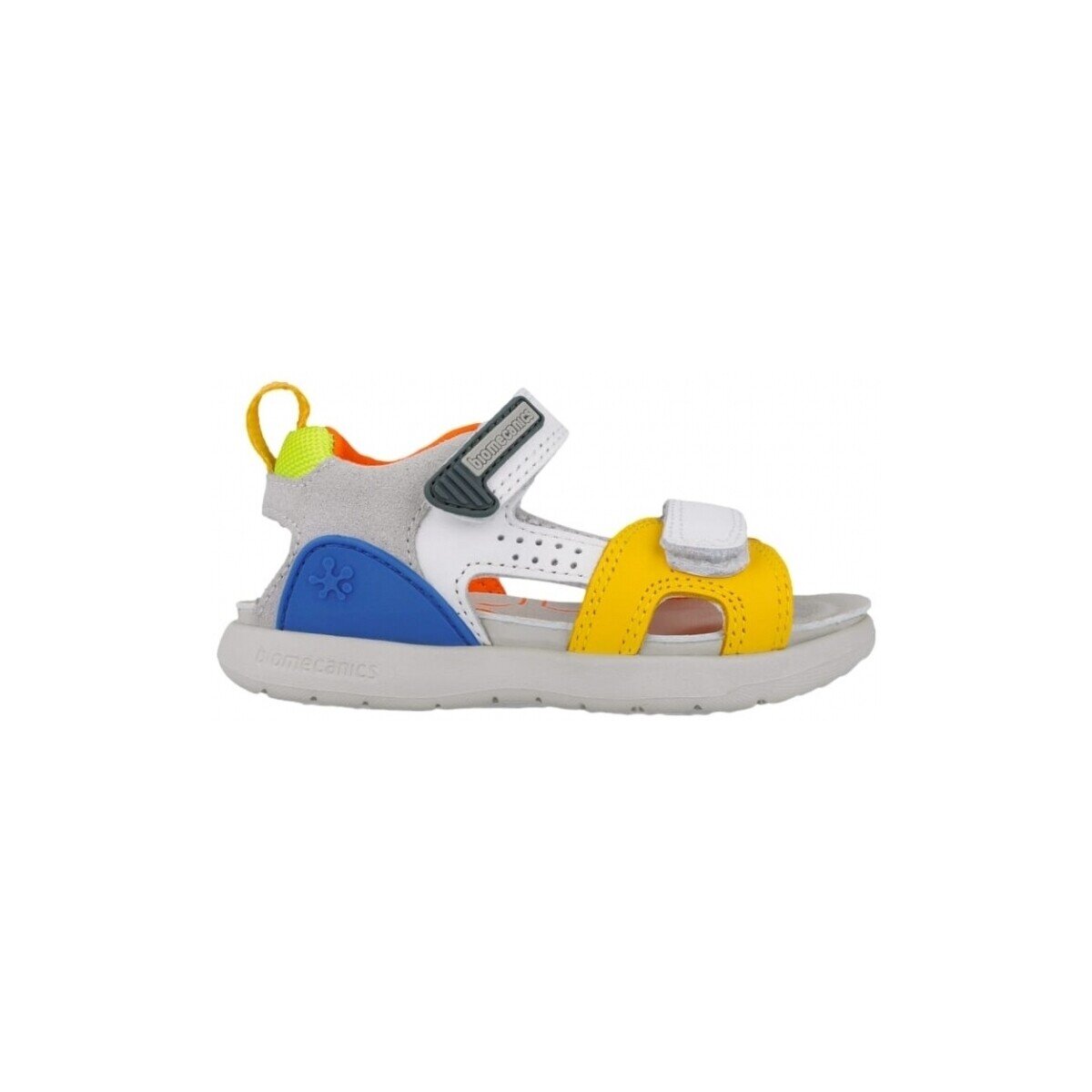 Biomecanics Pantofi Kids Sandals 252218-C - Blanco/Amarillo