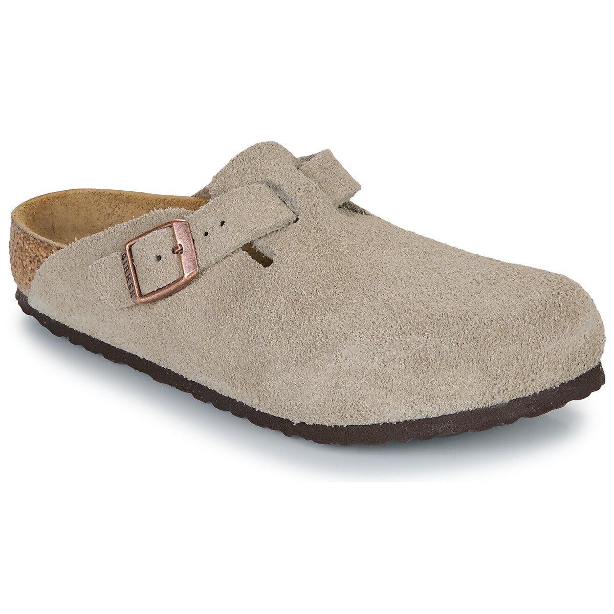 Birkenstock Pantofi Boston Kids LEVE Taupe