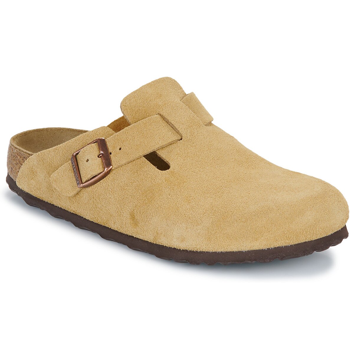 Birkenstock Pantofi Boston LEVE Latte Cream