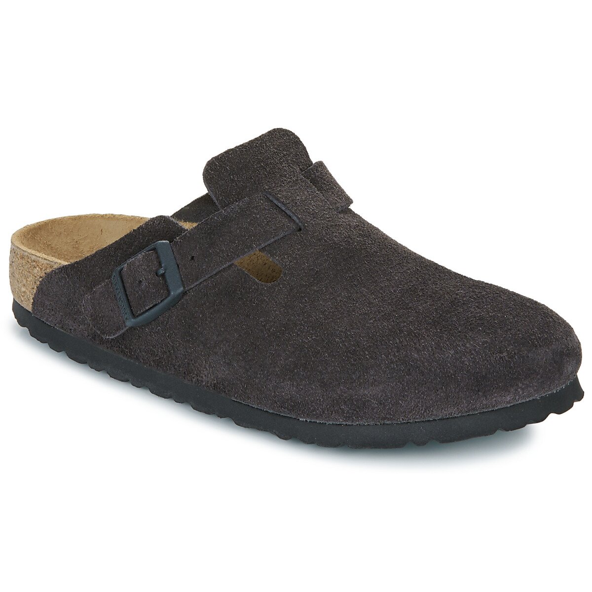Birkenstock Pantofi Boston LEVE Velvet Grey