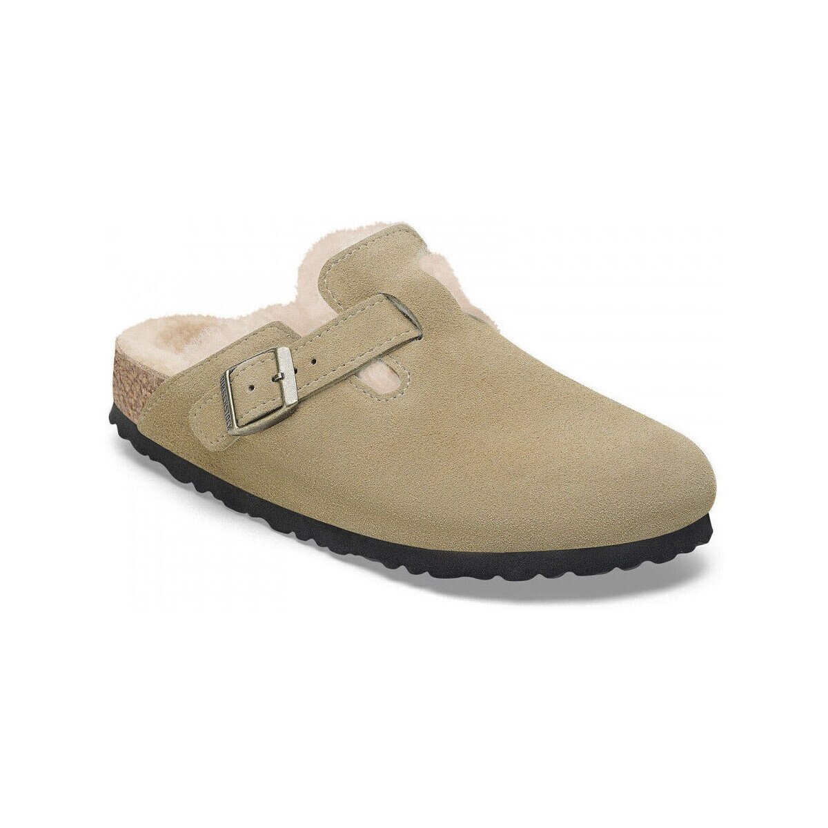 Birkenstock Pantofi Boston shearling leve