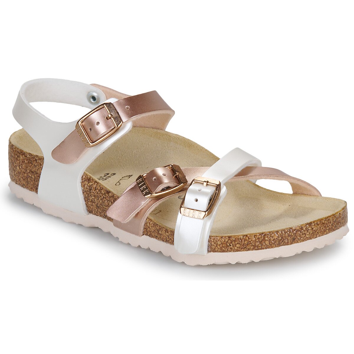 Birkenstock Pantofi Kumba Kids BF Elec. Met. Pearl/Copper