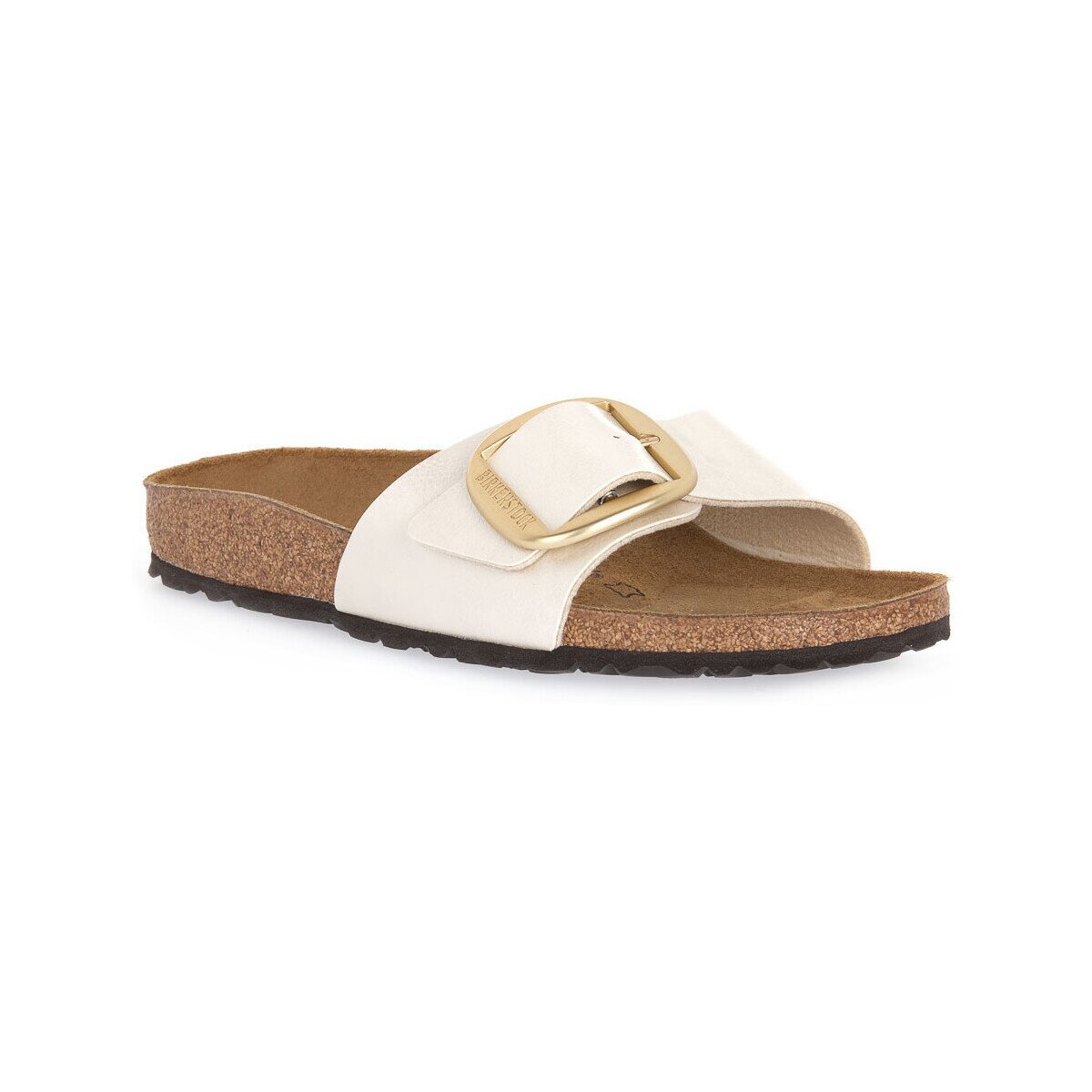 Birkenstock Pantofi MADRID BIG BUCKLE PEARL WHITE CALZ S