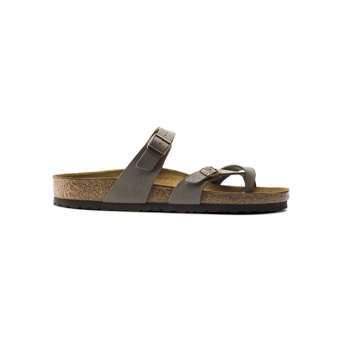 Birkenstock Pantofi Mayari Nobuck Birko-Flor Regular - Stone