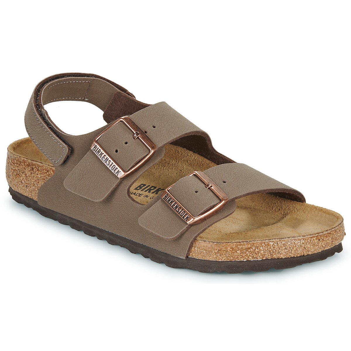 Birkenstock Pantofi Milano AS Kids BFBC Mocca