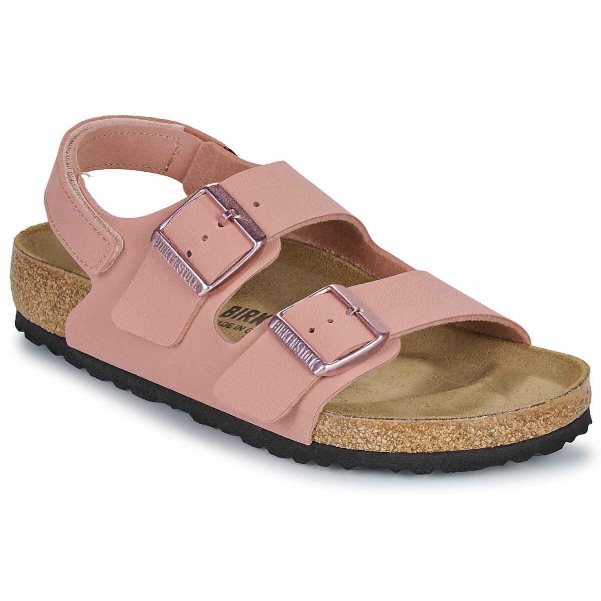 Birkenstock Pantofi Milano AS Kids BFBC Pink Clay