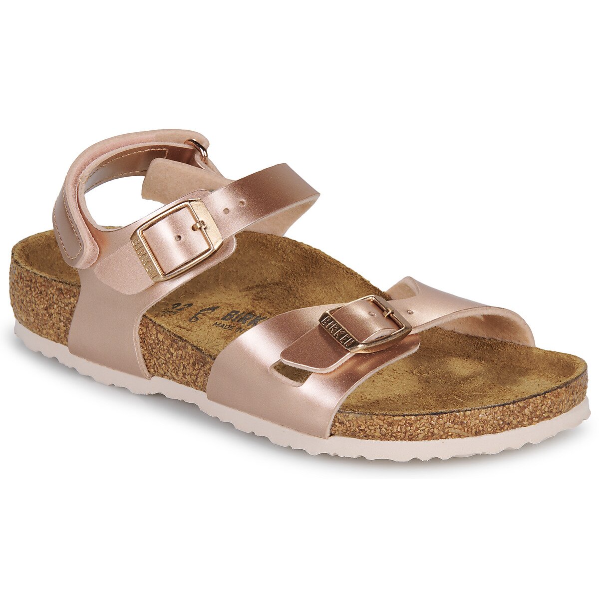 Birkenstock Pantofi Rio AS Kids BF Electric Metallic Copper