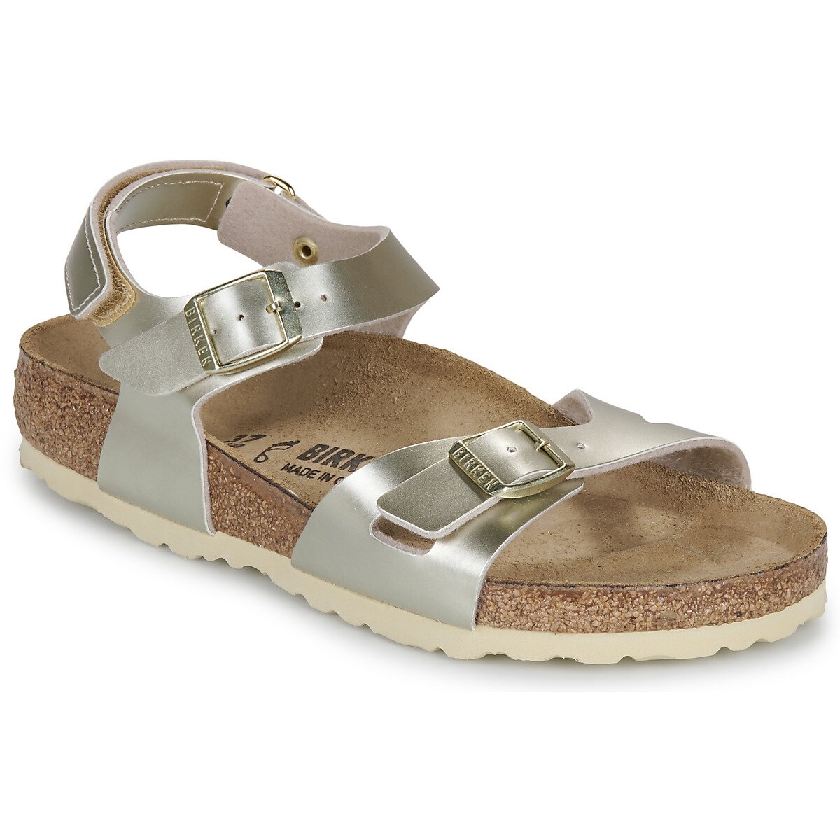 Birkenstock Pantofi Rio AS Kids BF Electric Metallic Gold