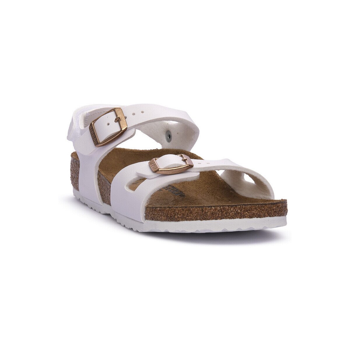 Birkenstock Pantofi RIO HL KIDS WHITE CALZ S
