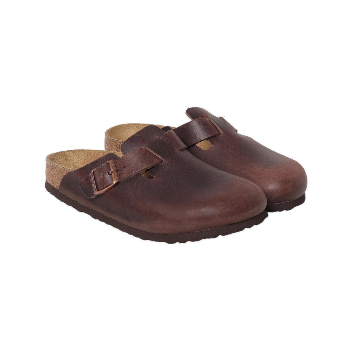 Birkenstock Pantofi Sabots Boston cuir huilé