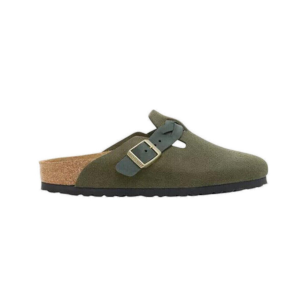 Birkenstock Pantofi Sandales Boston Braided cuir velours