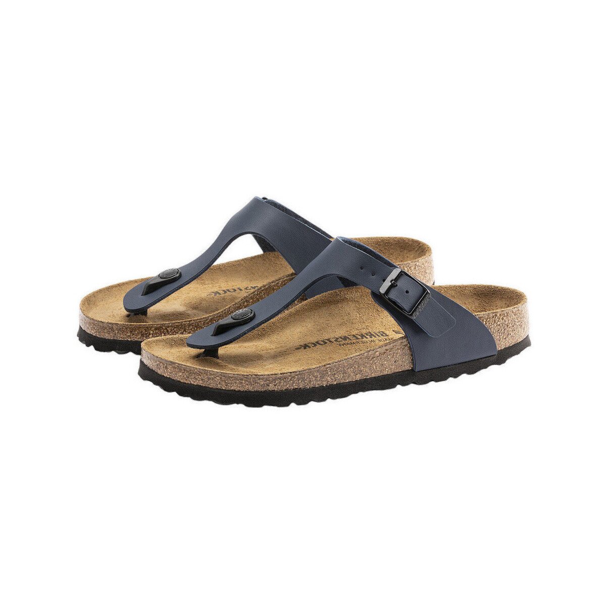 Birkenstock Pantofi Sandales Gizeh Birko-Flor® bleu