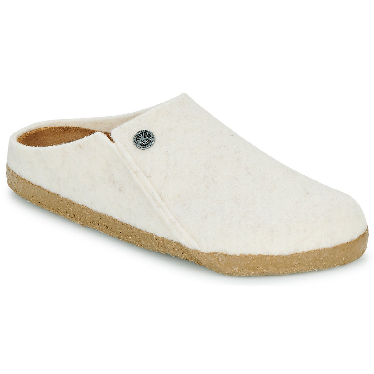 Birkenstock Pantofi Zermatt Standard FE Ecru