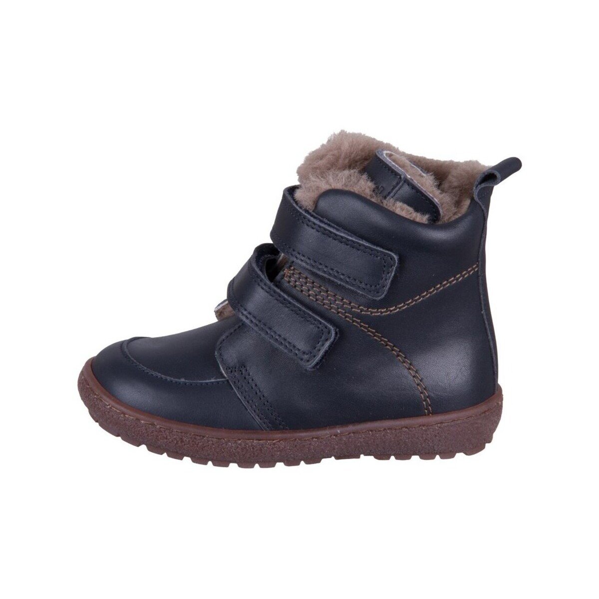Bisgaard Pantofi Storm Lamb Dark Blue Leder