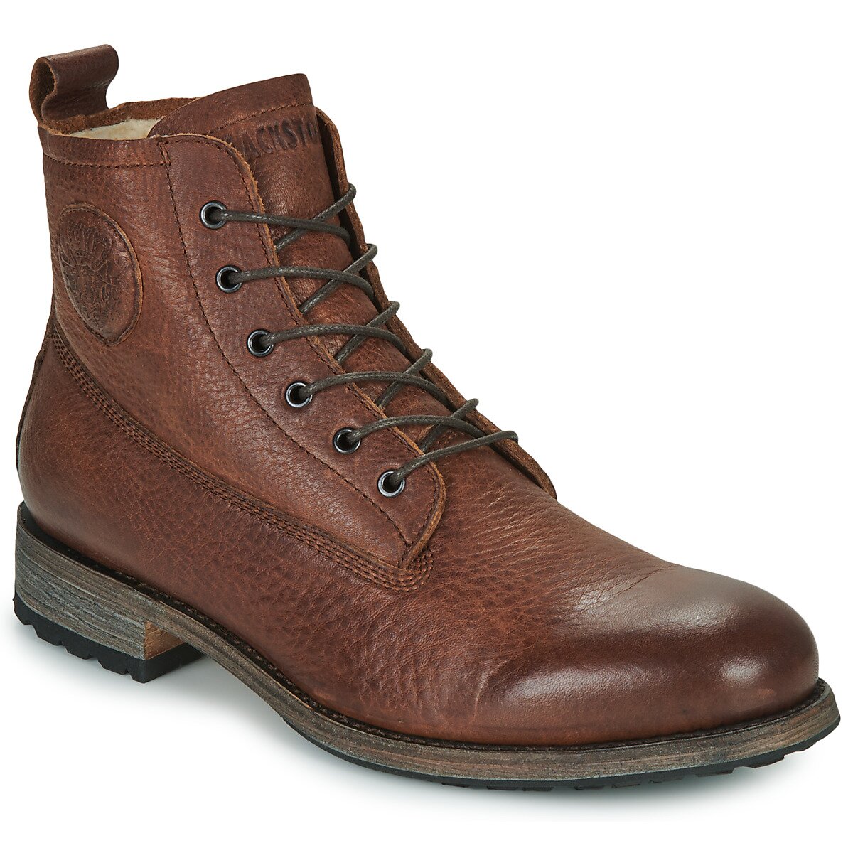 Blackstone Pantofi MID LACE UP BOOT FUR