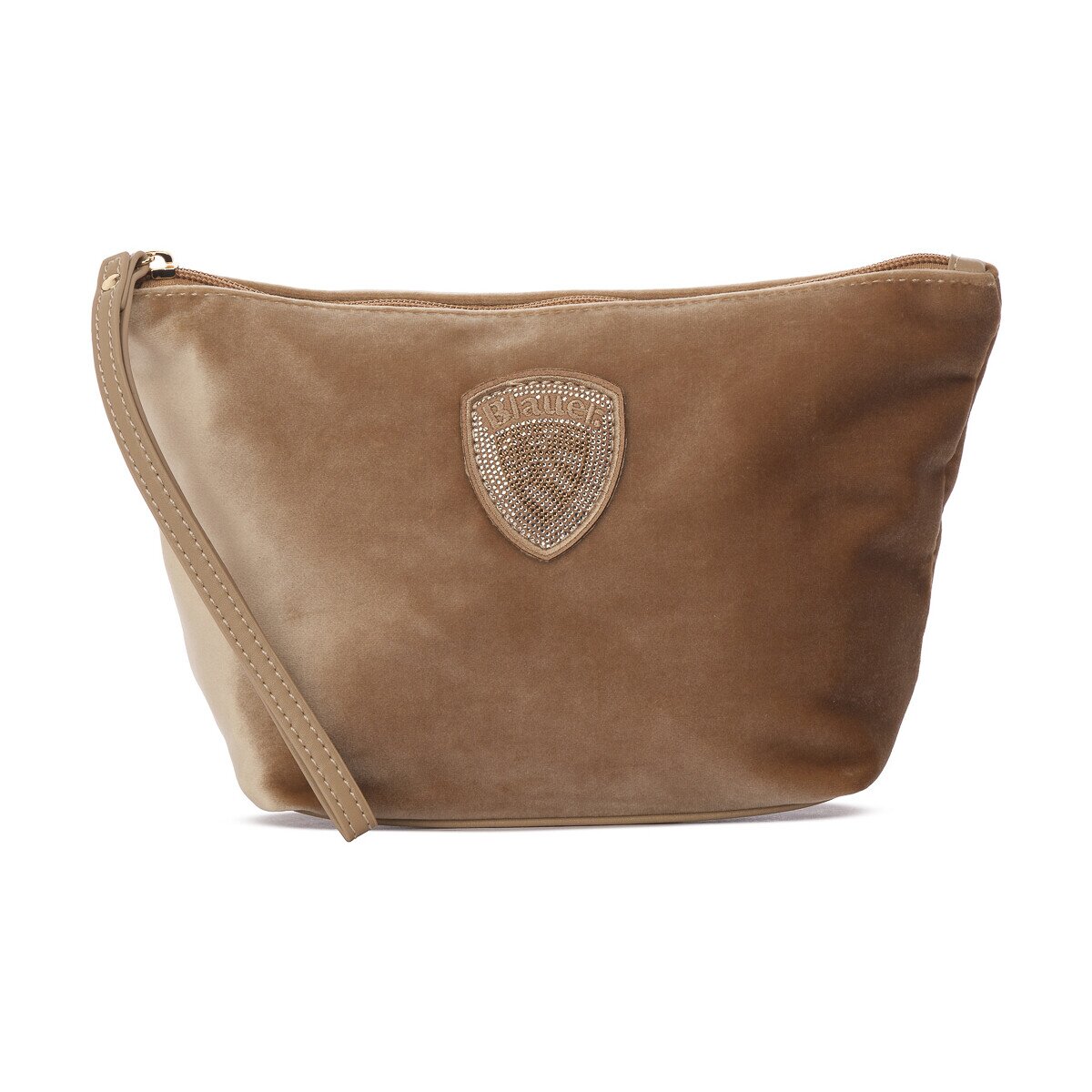 Blauer Genti BEI VELVET CLUTCH