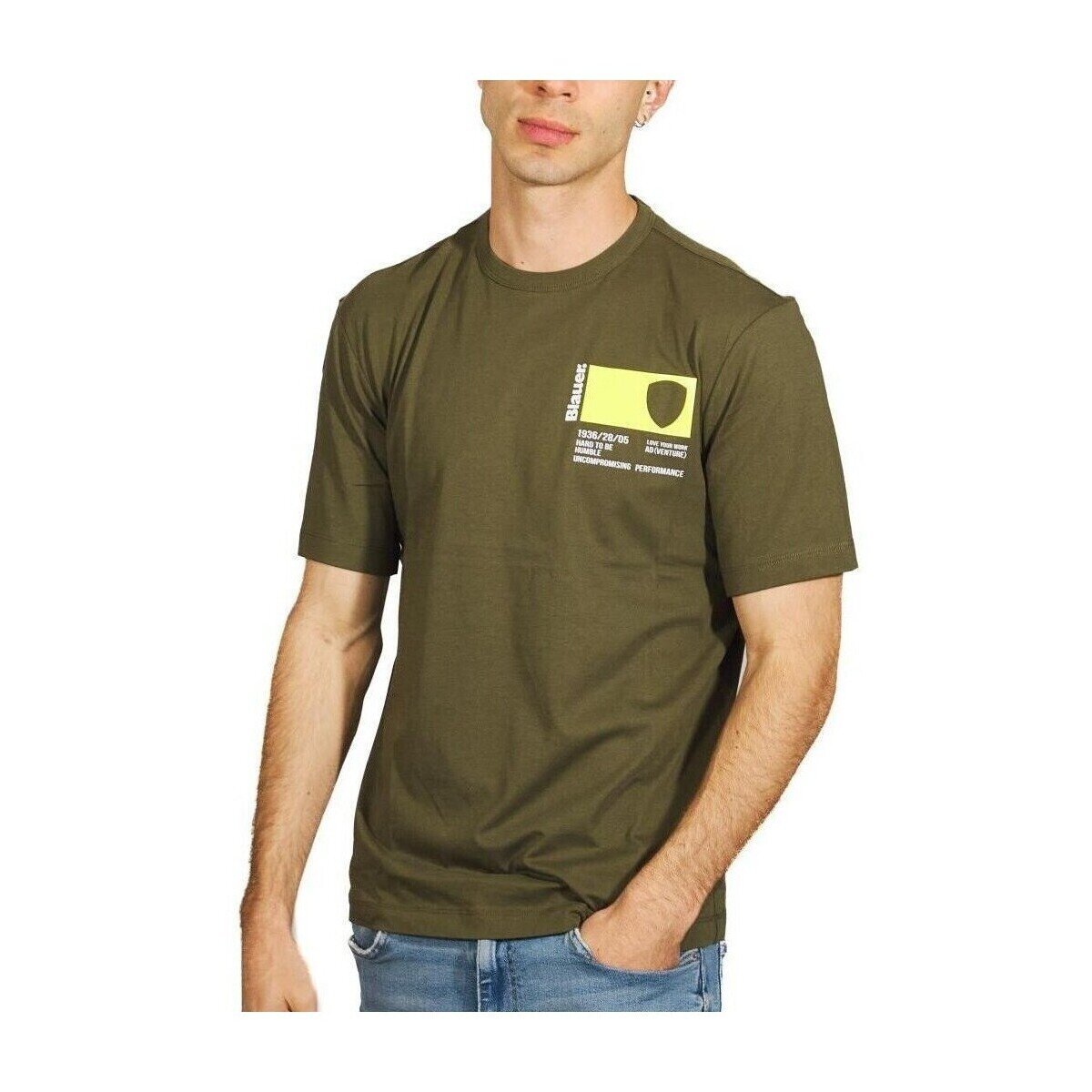 Blauer Îmbracaminte T-shirt Manica Corta