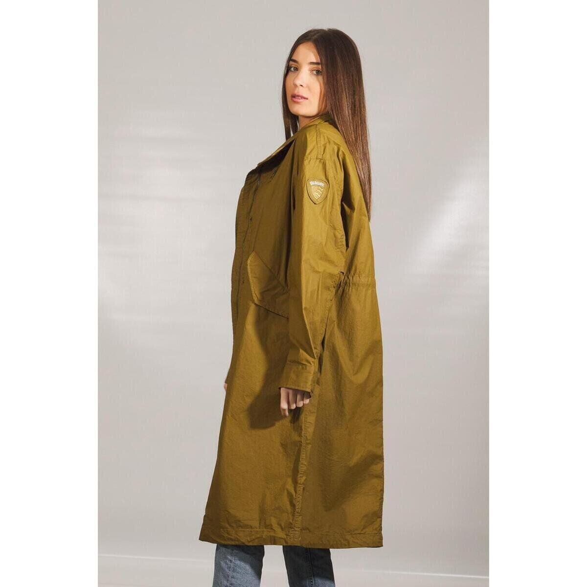 Blauer Îmbracaminte Trench