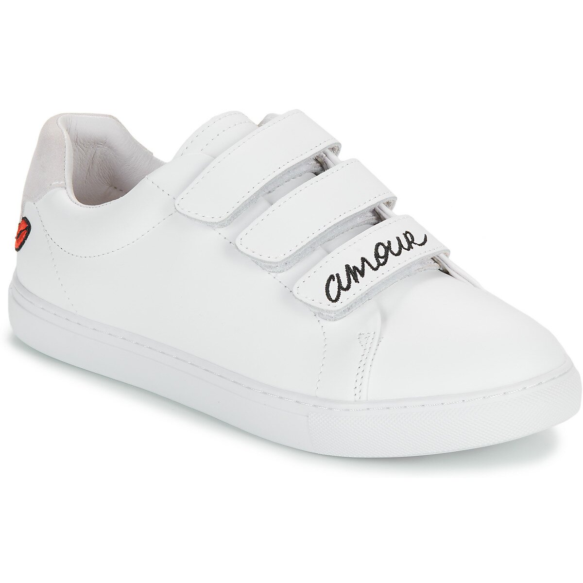 Bons baisers de Paname Pantofi EDITH AMOUR BLANC NOIR