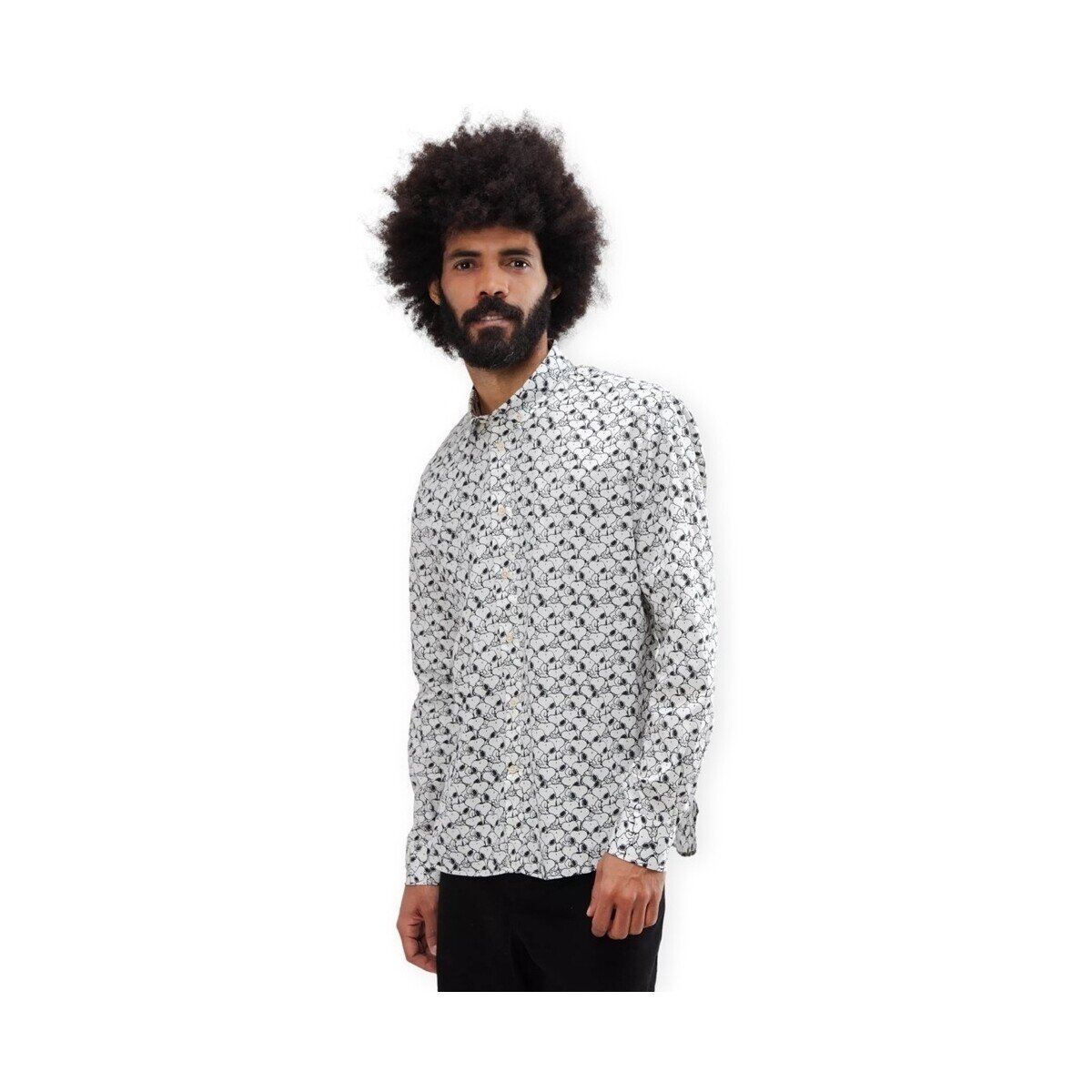Brava Fabrics Îmbracaminte Peanuts B W Shirt - Ecru