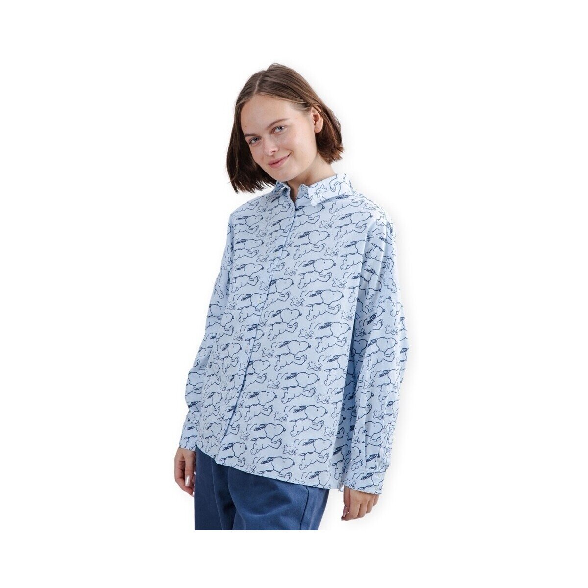 Brava Fabrics Îmbracaminte Peanuts Jump Shirt - Blue