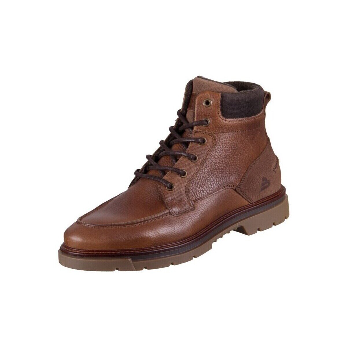 Bullboxer Pantofi Ravi High Lace Tan Cognac