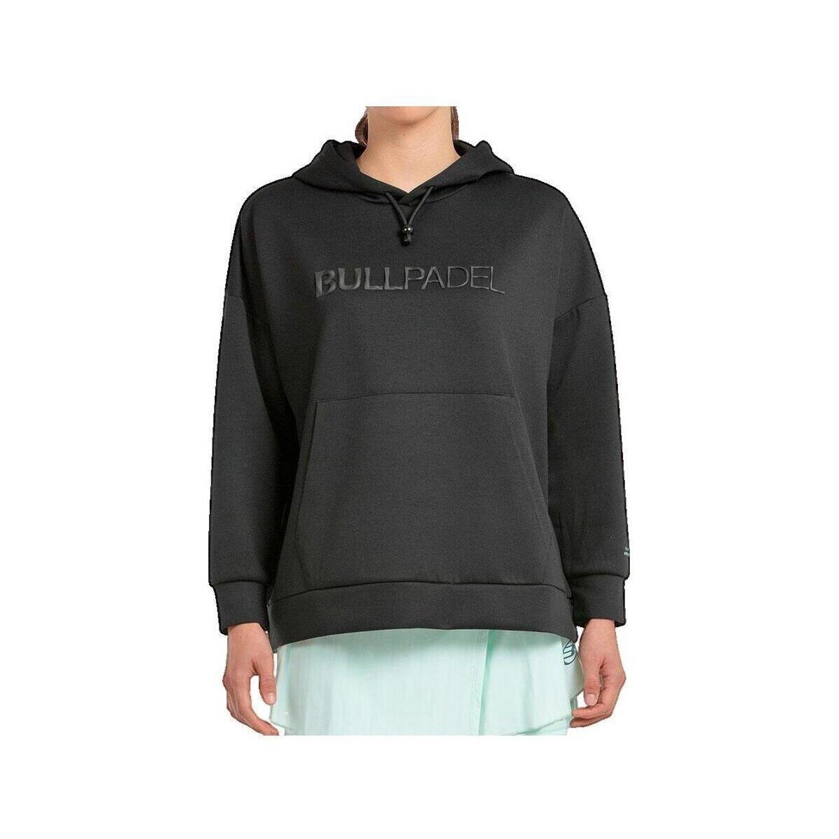 Bullpadel Îmbracaminte Sweat à capuche Silba avec graphisme 3D noir