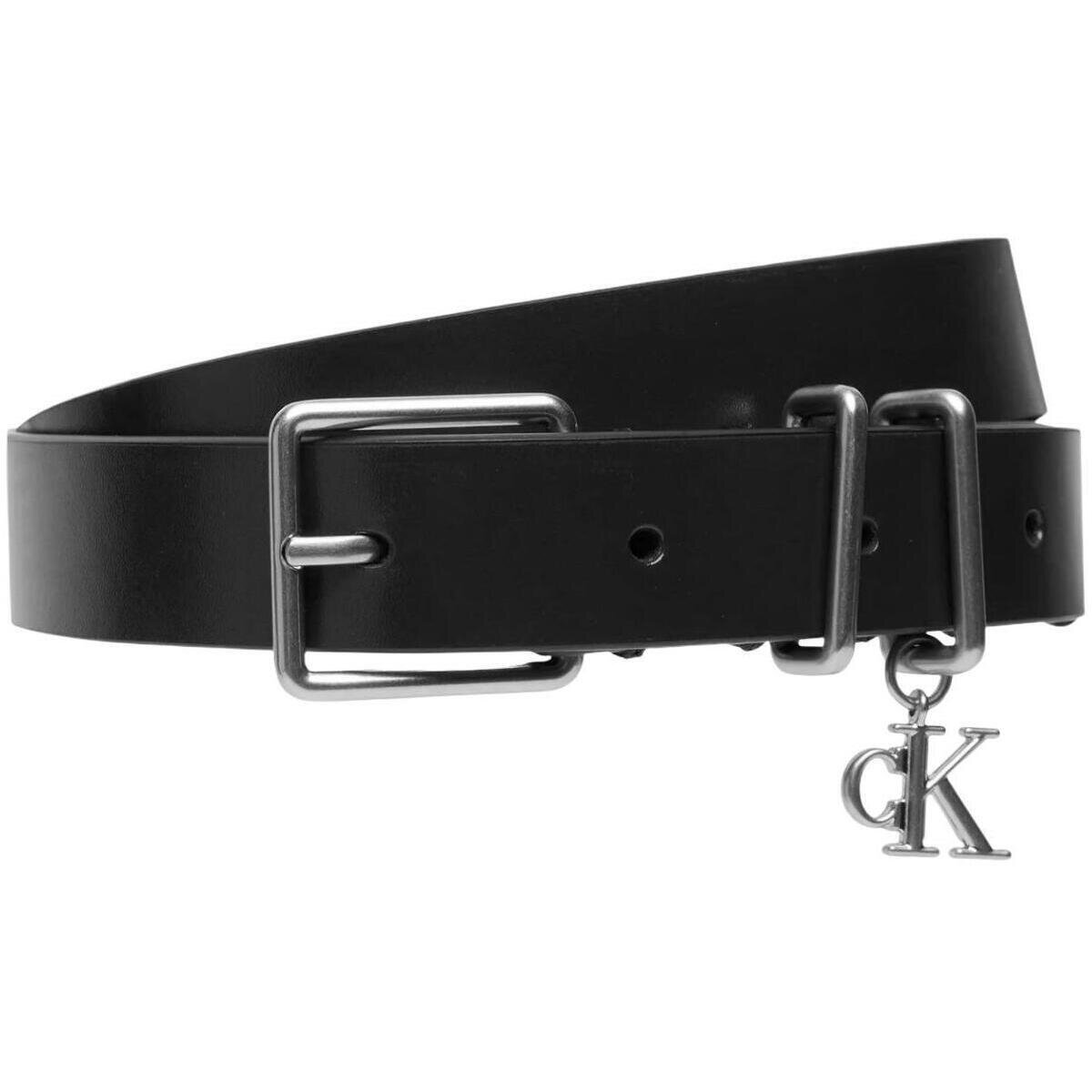 Calvin Klein Jeans Accesorii textile MONOGRAM CHARM KEEPER BELT 25MM LV04F7086G