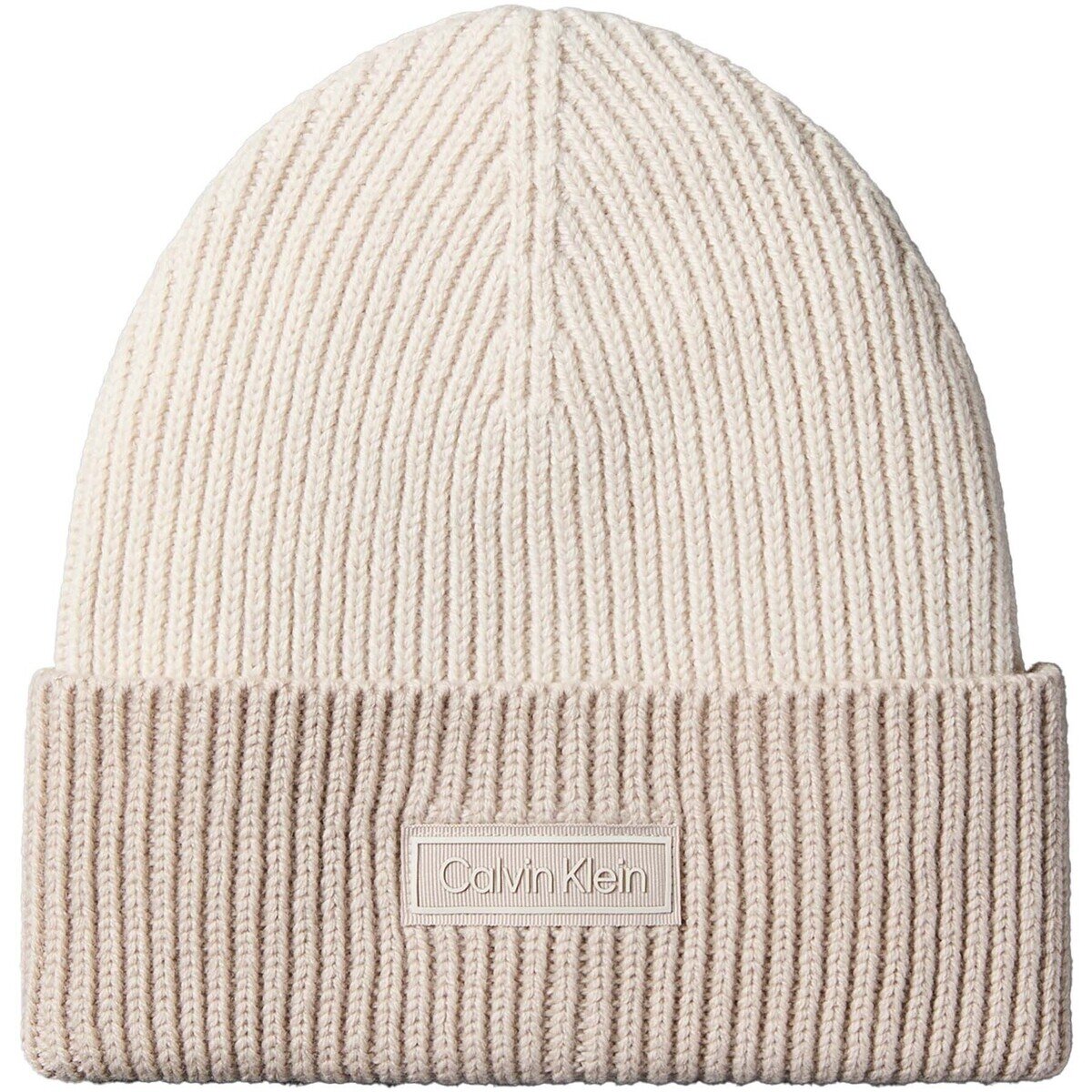 Calvin Klein Jeans Accesorii textile Patch Wool Chunky Rib Beanie