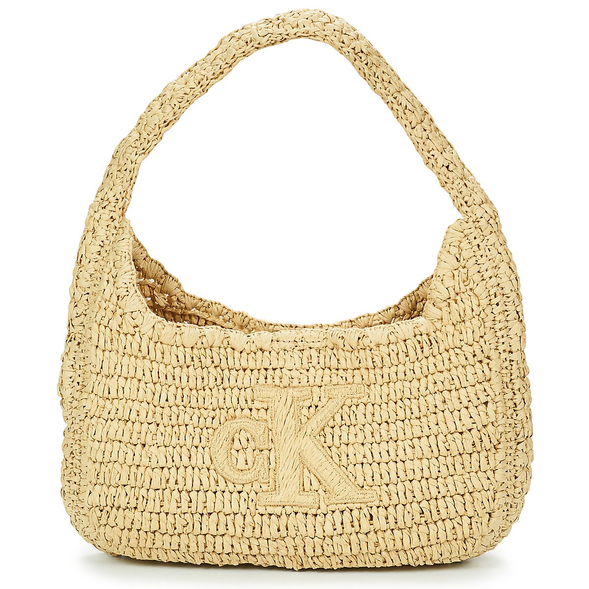 Calvin Klein Jeans Genti BOLD CK RAFFIA SM SHOULDER BAG