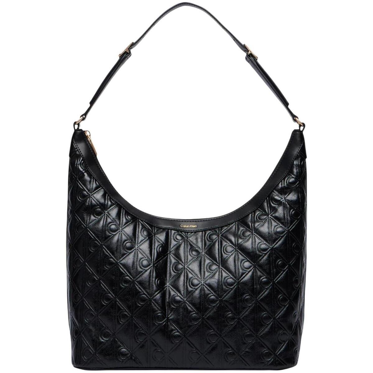 Calvin Klein Jeans Genti EMBLEM AOP DEBOSSED MEDIUM SHBAG LV04F3875G