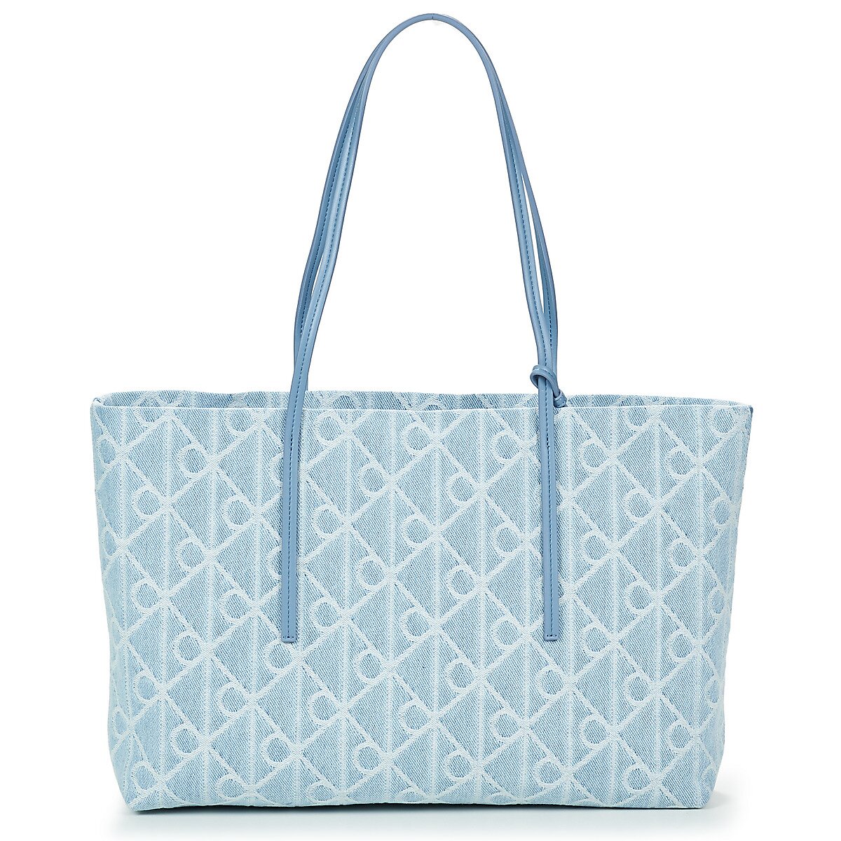 Calvin Klein Jeans Genti EMBLEM AOP DENIM TOTE W/ POUCH