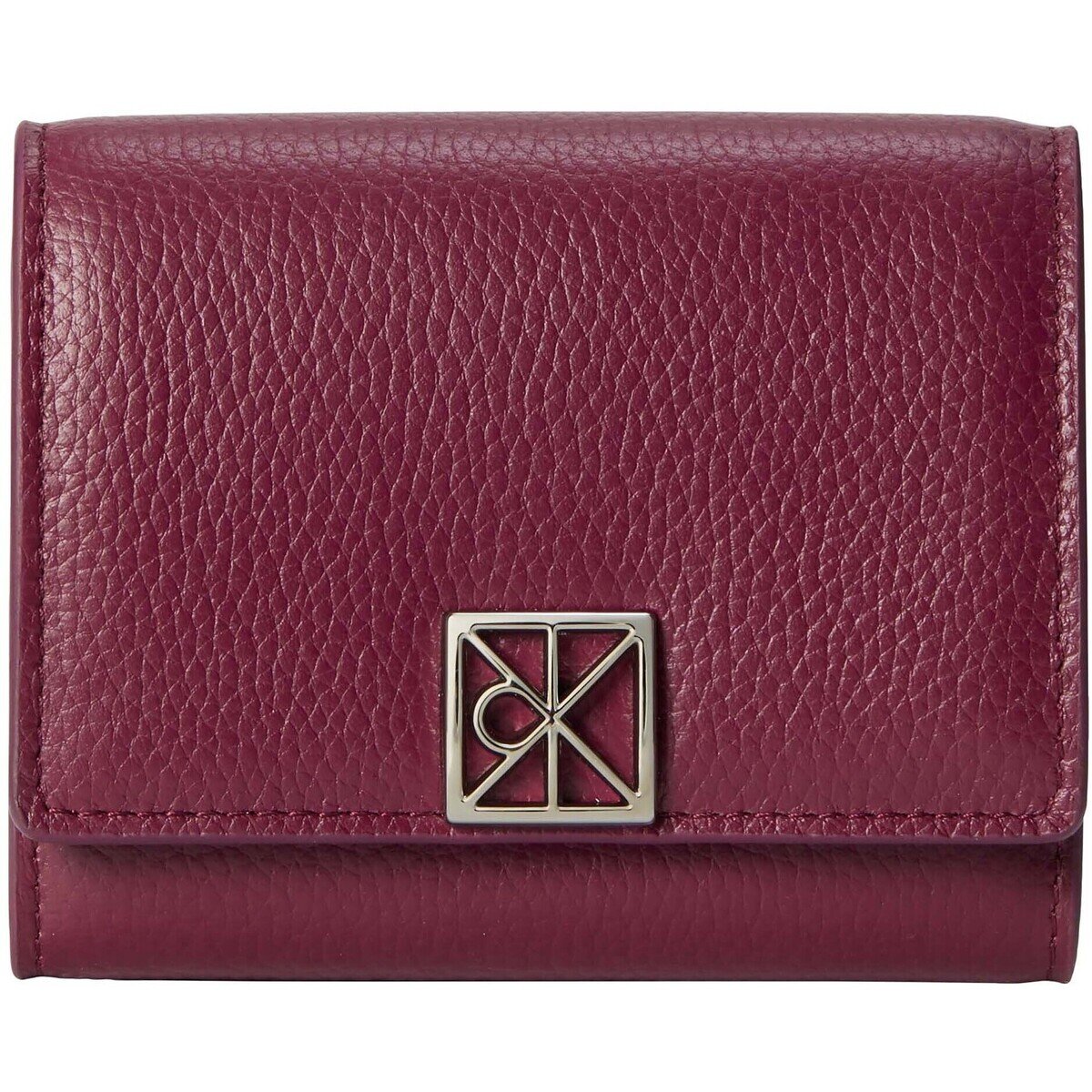 Calvin Klein Jeans Genti Emblem Hw Pebble Trifold W/Zip