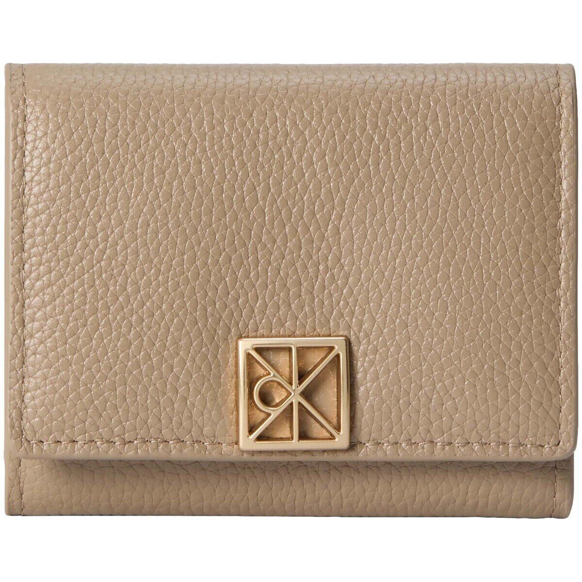 Calvin Klein Jeans Genti Emblem Hw Pebble Trifold W/Zip