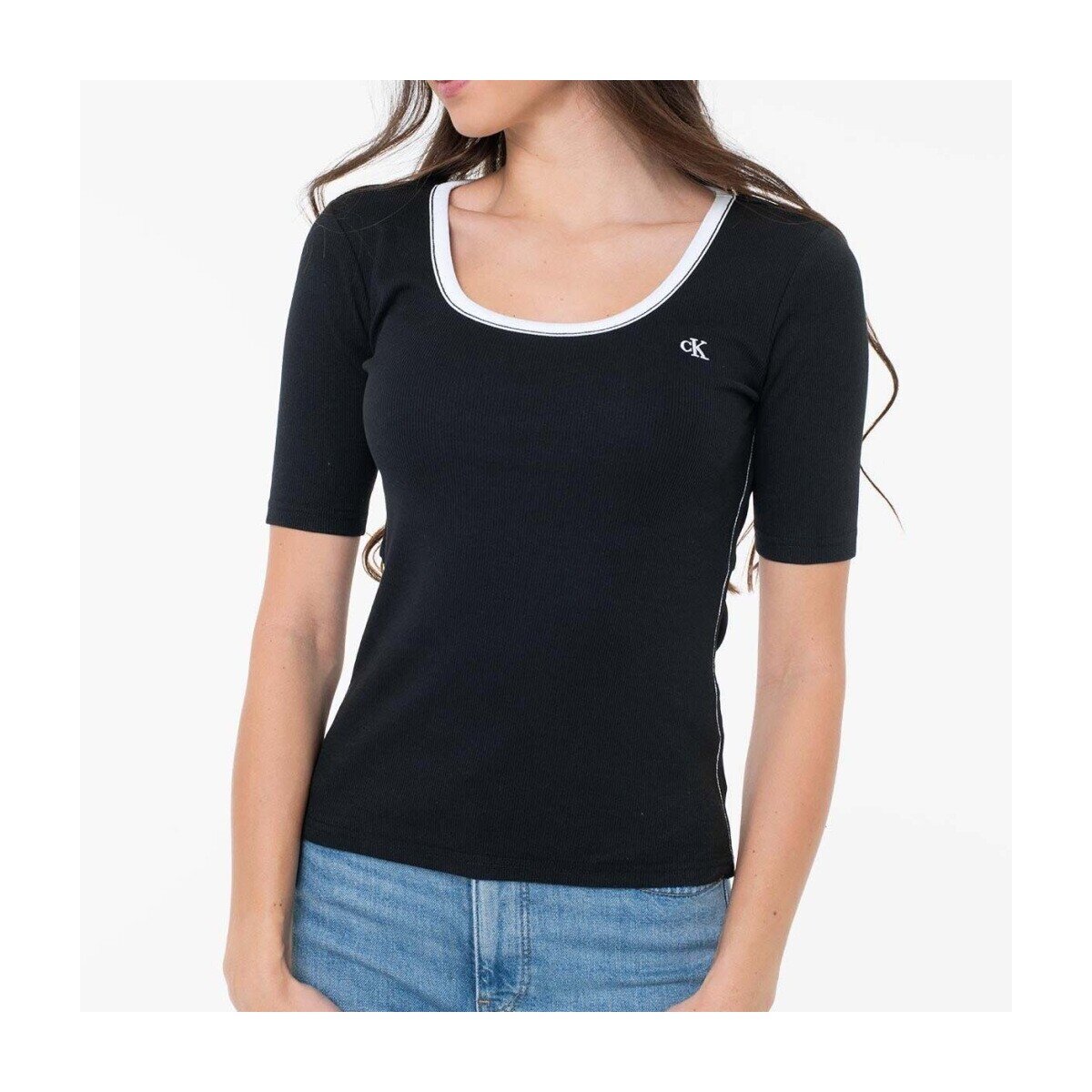 Calvin Klein Jeans Îmbracaminte Baby Rib Scoo