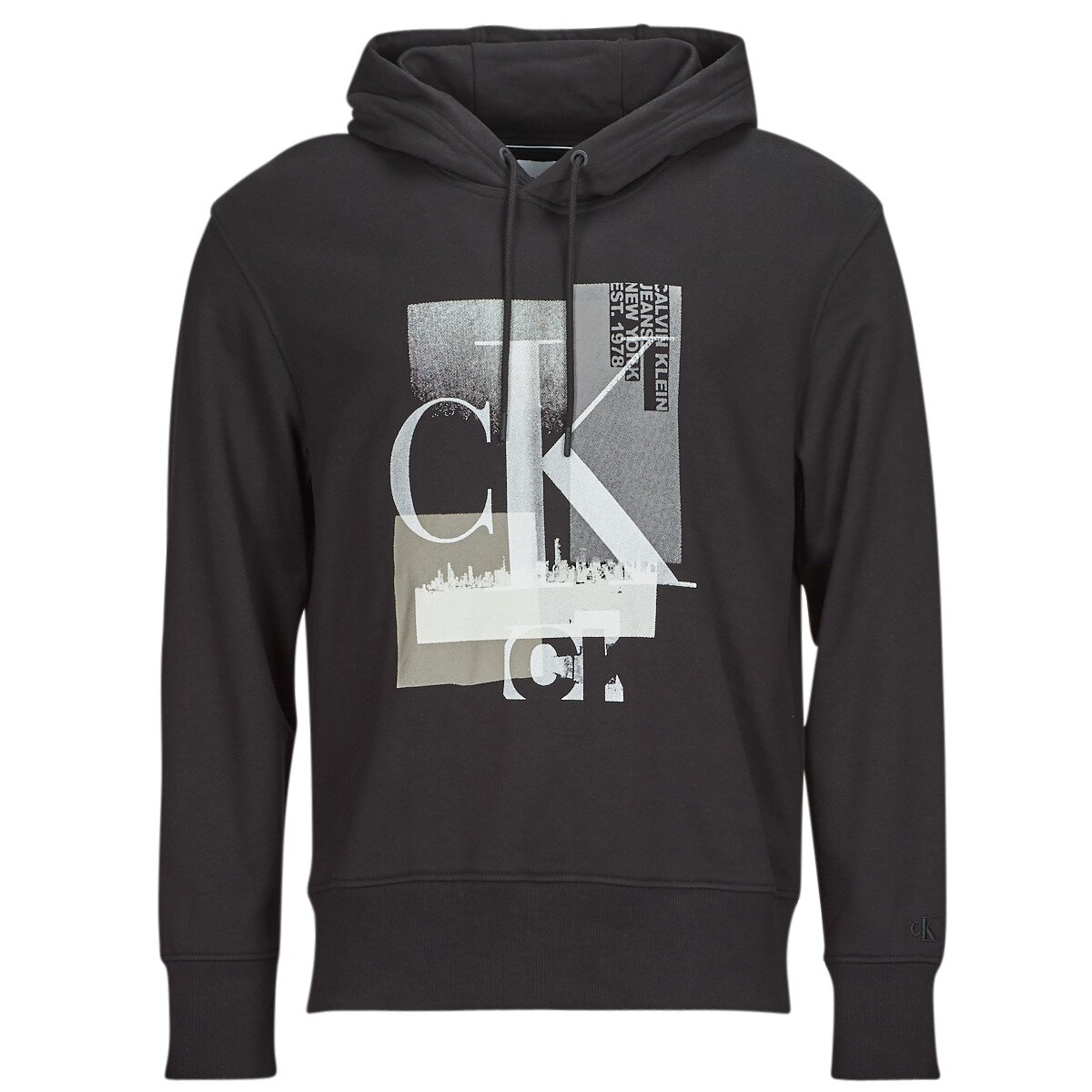 Calvin Klein Jeans Îmbracaminte CONNECTED LAYER LANDSCAPE HOODIE
