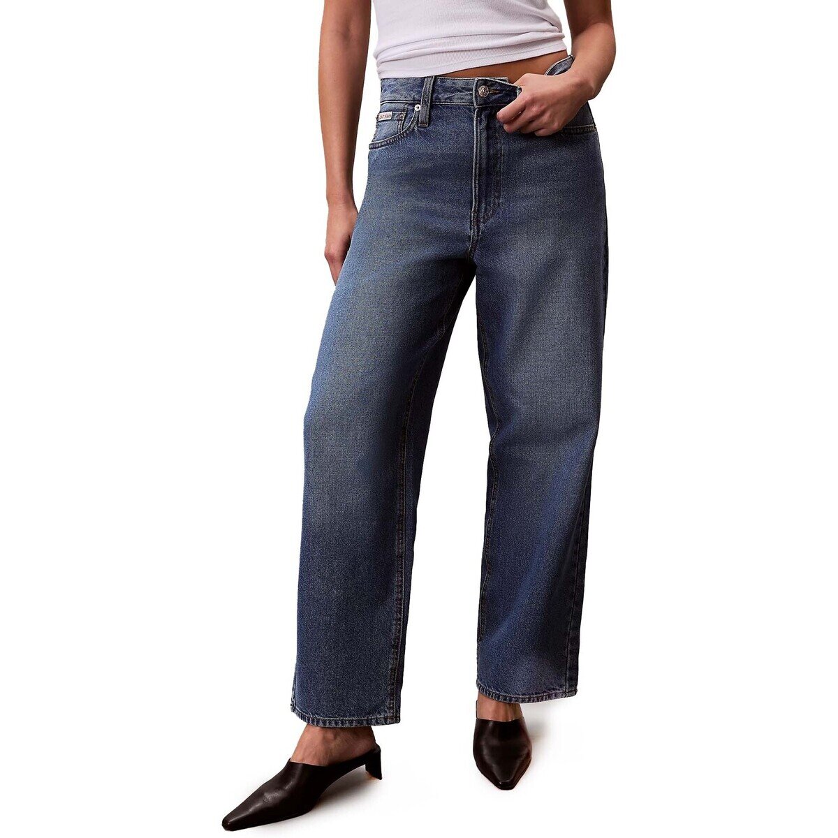 Calvin Klein Jeans Îmbracaminte Eu Barrel Jean Indig