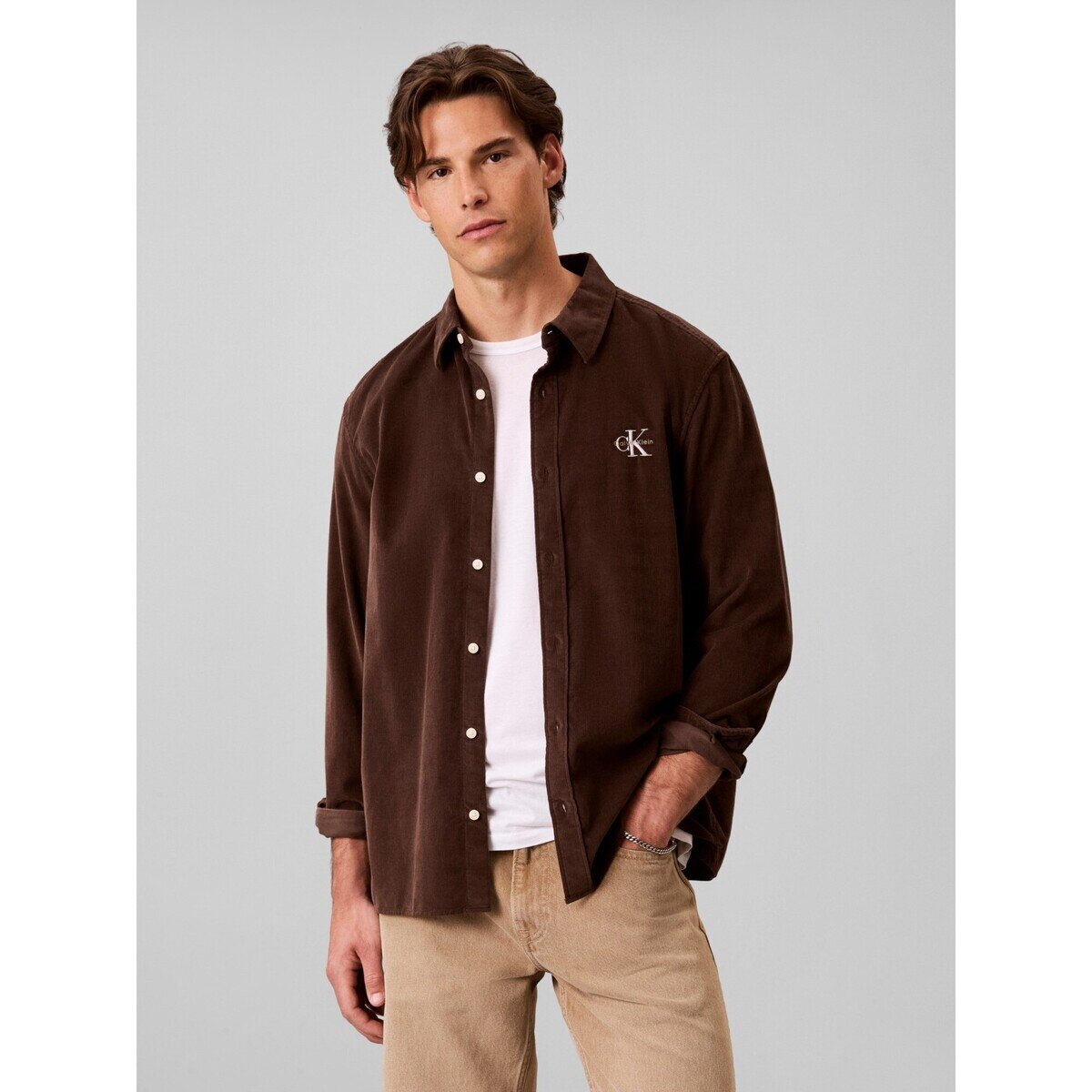 Calvin Klein Jeans Îmbracaminte Ls Corduroy Easy Shi