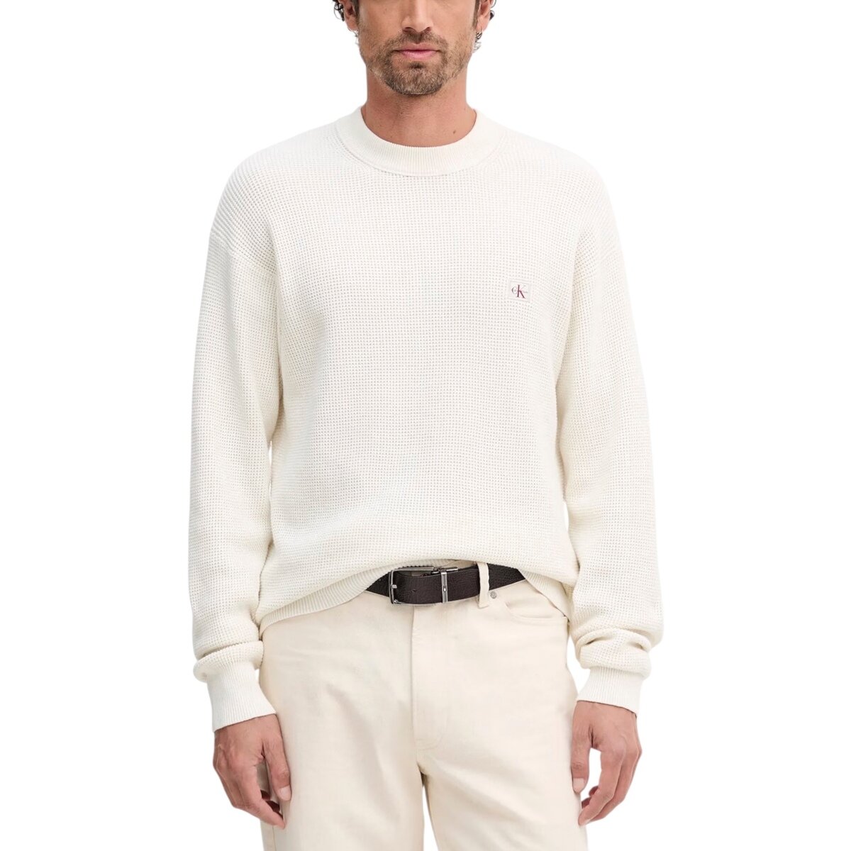 Calvin Klein Jeans Îmbracaminte LS EZ COTTON WAFFLE LV04RD313G