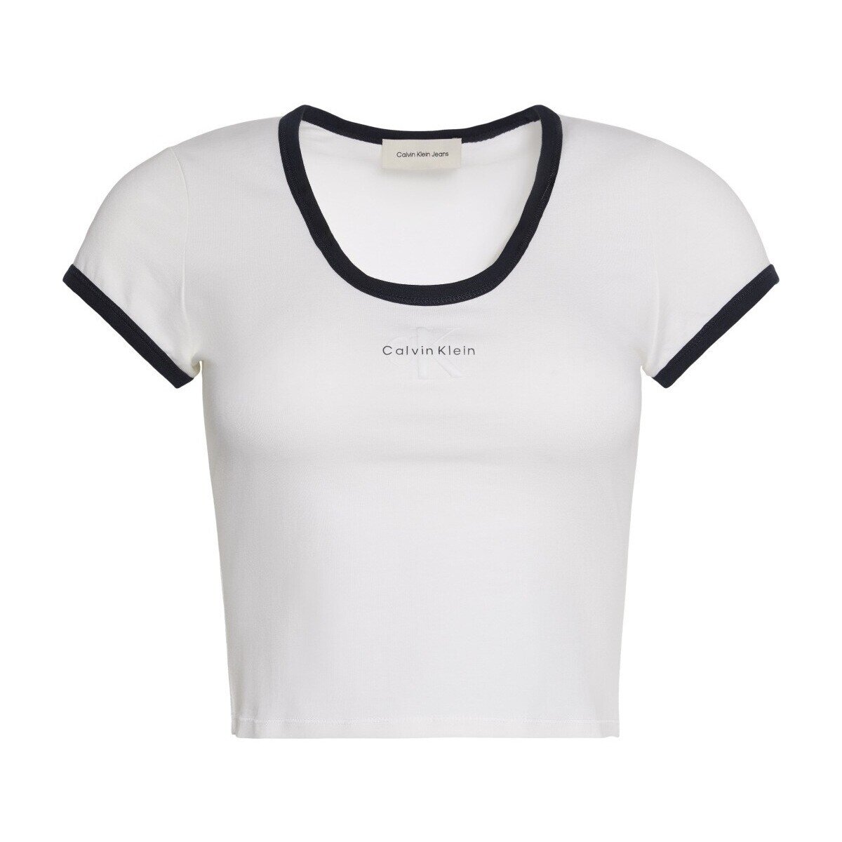 Calvin Klein Jeans Îmbracaminte Lv047g220g Ss Monologo Scoop