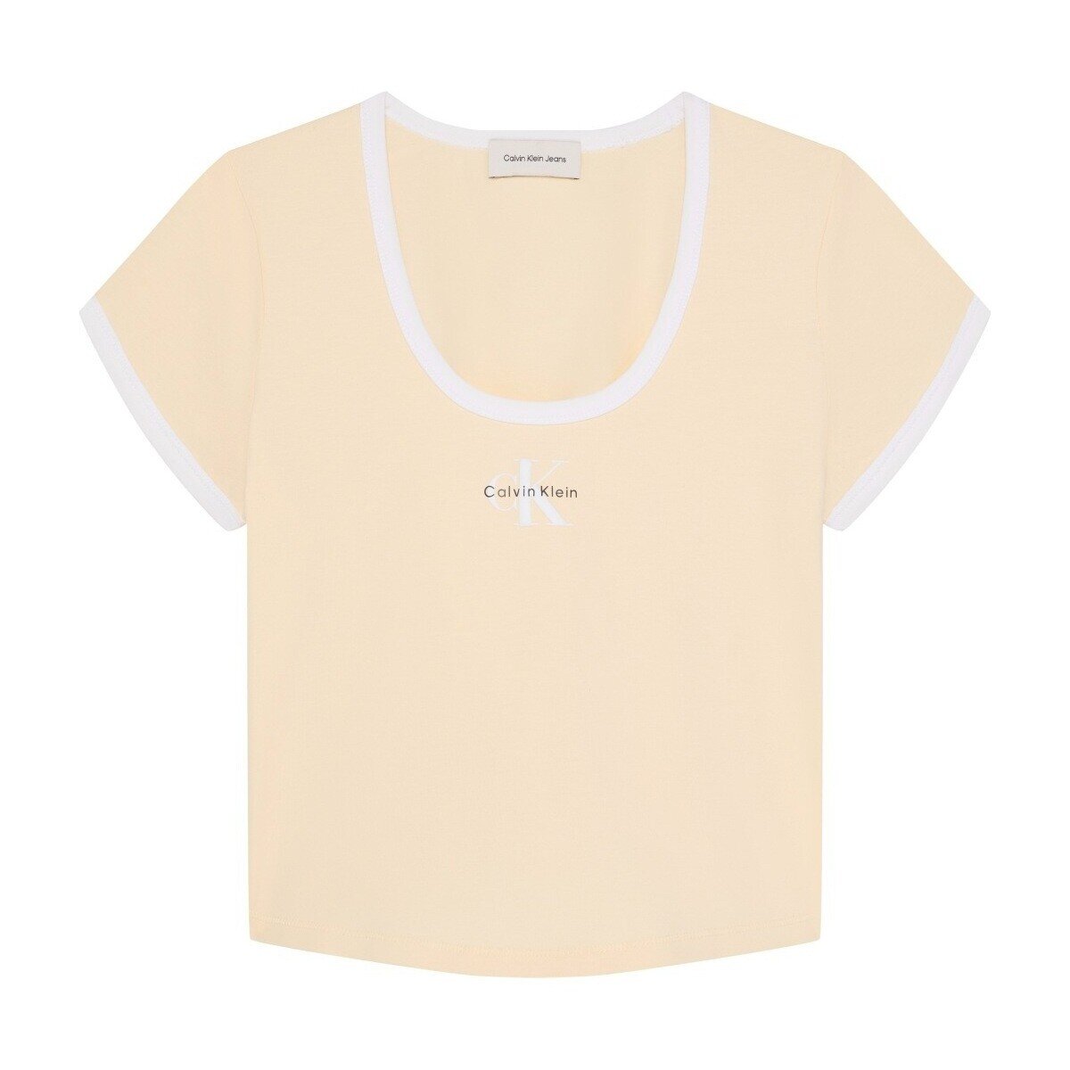 Calvin Klein Jeans Îmbracaminte Lv047g220g Ss Monologo Scoop